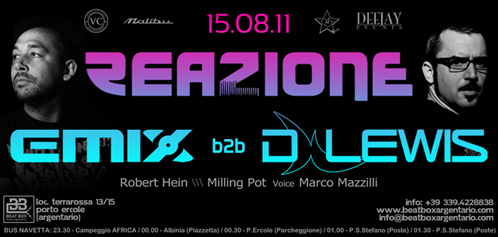 Reazione @ Beat Box - Porto Ercole (GR) - 15/08/2011