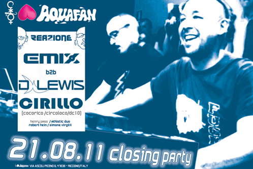 Reazione & Cirillo @ Cocoric� love Aquafan - Riccione (RN) - 21/08/2011